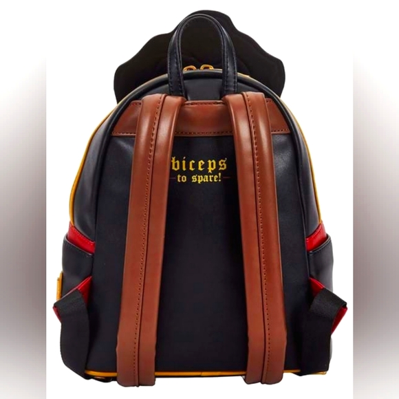 Loungefly Mini Backpack - Disney's Beauty and the Beast: Gaston, Belle, & Beast - Picture 3 of 14